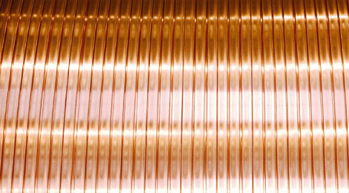 Flat copper wires